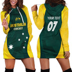 Australia Cricket Custom Hoodie Dress GO Aussie - Modern Motif