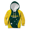 Australia Cricket Custom Kid Hoodie GO Aussie - Modern Motif