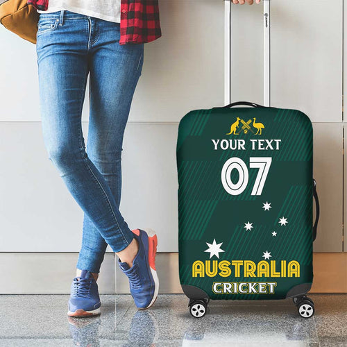 Australia Cricket Custom Luggage Cover GO Aussie - Modern Motif