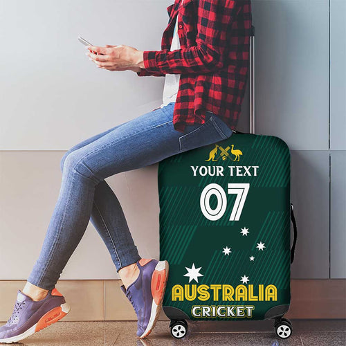 Australia Cricket Custom Luggage Cover GO Aussie - Modern Motif