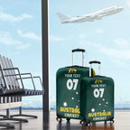 Australia Cricket Custom Luggage Cover GO Aussie - Modern Motif