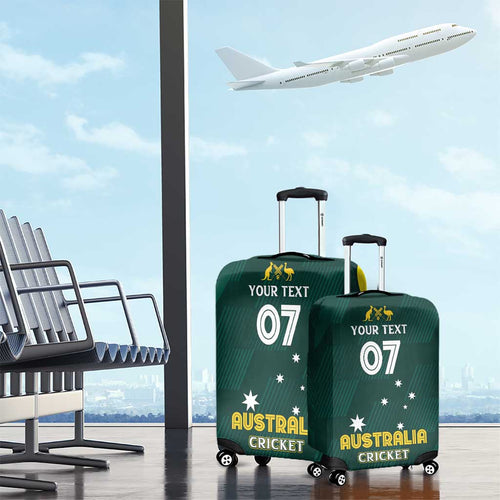 Australia Cricket Custom Luggage Cover GO Aussie - Modern Motif