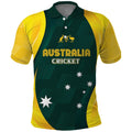 Australia Cricket Custom Polo Shirt GO Aussie - Modern Motif