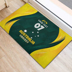 Australia Cricket Custom Rubber Doormat GO Aussie - Modern Motif