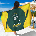 Australia Cricket Custom Sarong GO Aussie - Modern Motif