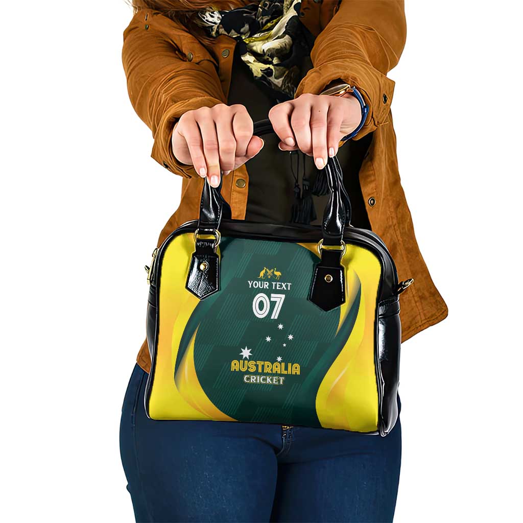 Australia Cricket Custom Shoulder Handbag GO Aussie - Modern Motif