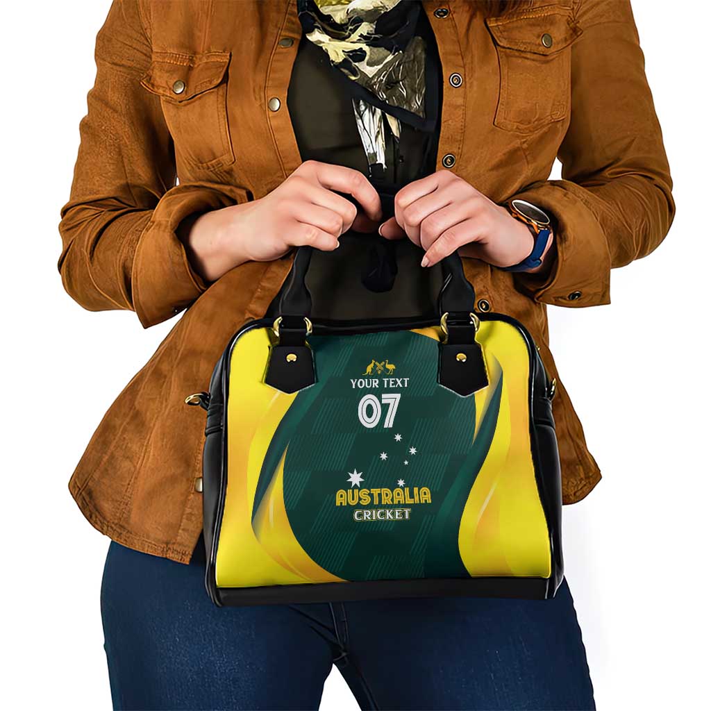Australia Cricket Custom Shoulder Handbag GO Aussie - Modern Motif
