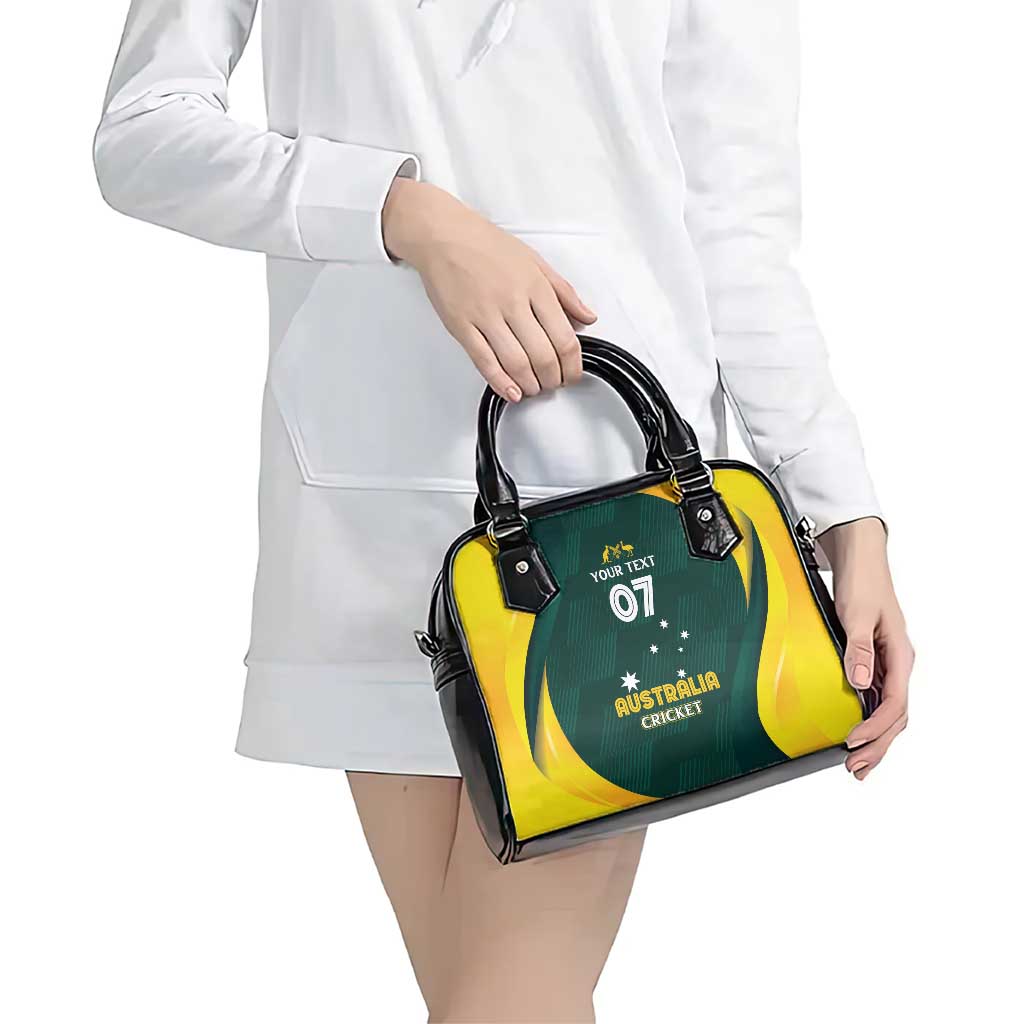 Australia Cricket Custom Shoulder Handbag GO Aussie - Modern Motif