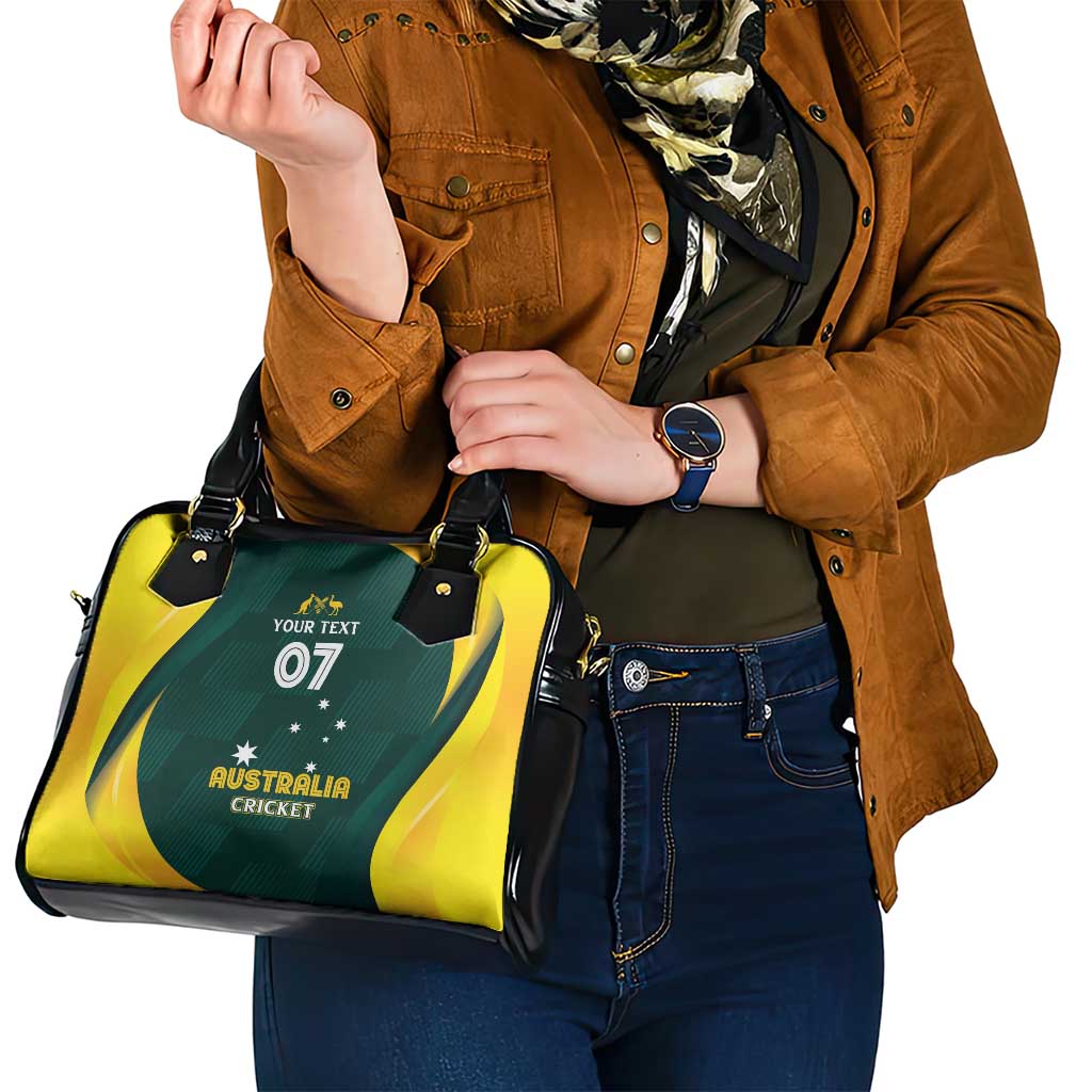 Australia Cricket Custom Shoulder Handbag GO Aussie - Modern Motif