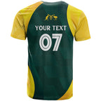 Australia Cricket Custom T Shirt GO Aussie - Modern Motif