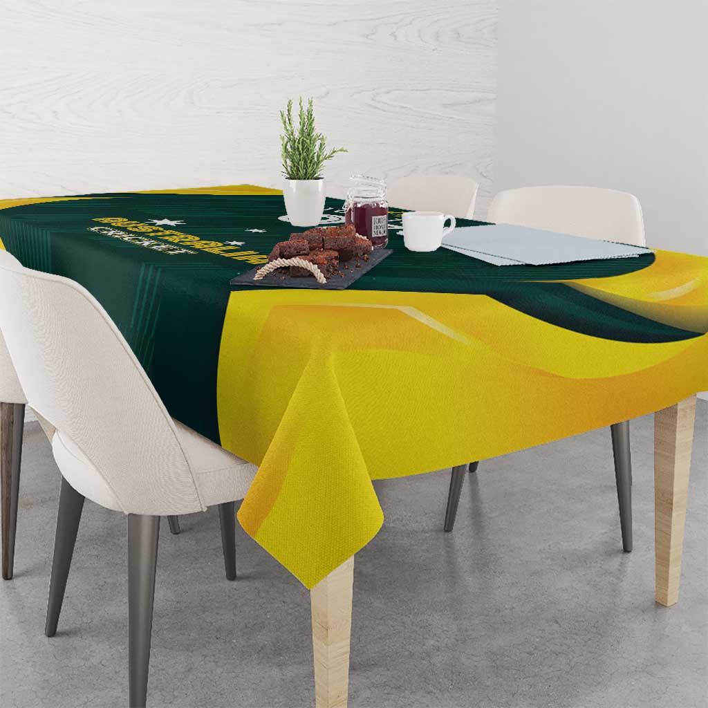 Australia Cricket Custom Tablecloth GO Aussie - Modern Motif