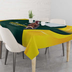 Australia Cricket Custom Tablecloth GO Aussie - Modern Motif