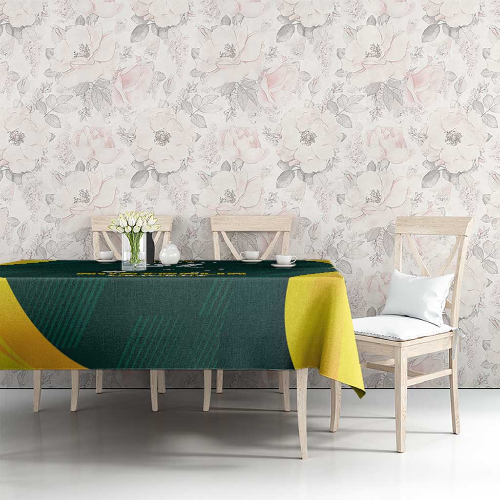 Australia Cricket Custom Tablecloth GO Aussie - Modern Motif
