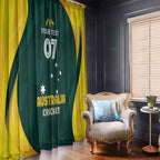 Australia Cricket Custom Window Curtain GO Aussie - Modern Motif