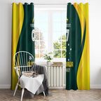 Australia Cricket Custom Window Curtain GO Aussie - Modern Motif