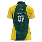 Australia Cricket Custom Women Polo Shirt GO Aussie - Modern Motif