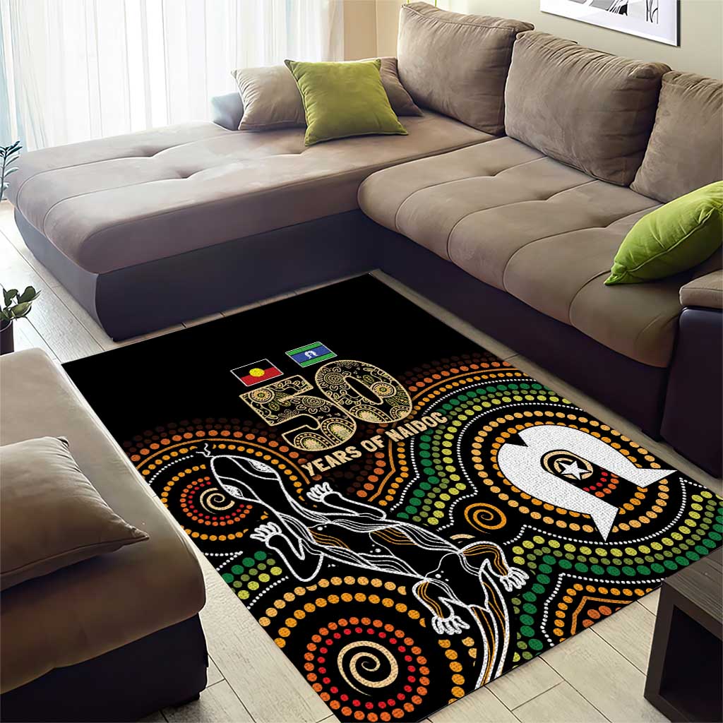 50 Years of NAIDOC Week Indigenous Area Rug Honor The Past - Grace The Present