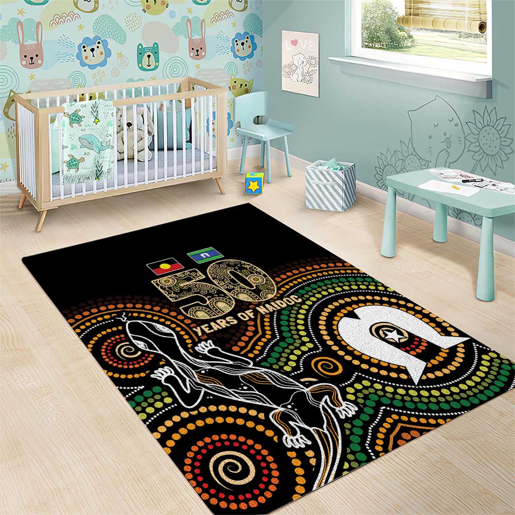 50 Years of NAIDOC Week Indigenous Area Rug Honor The Past - Grace The Present