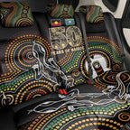 50 Years of NAIDOC Week Indigenous Back Car Seat Cover Honor The Past - Grace The Present
