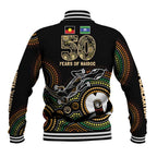 50 Years of NAIDOC Week Indigenous Baseball Jacket Honor The Past - Grace The Present