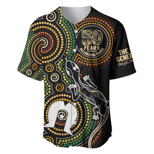 50 Years of NAIDOC Week Indigenous Baseball Jersey Honor The Past - Grace The Present