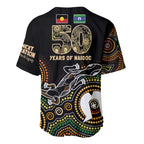 50 Years of NAIDOC Week Indigenous Baseball Jersey Honor The Past - Grace The Present