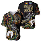 50 Years of NAIDOC Week Indigenous Baseball Jersey Honor The Past - Grace The Present