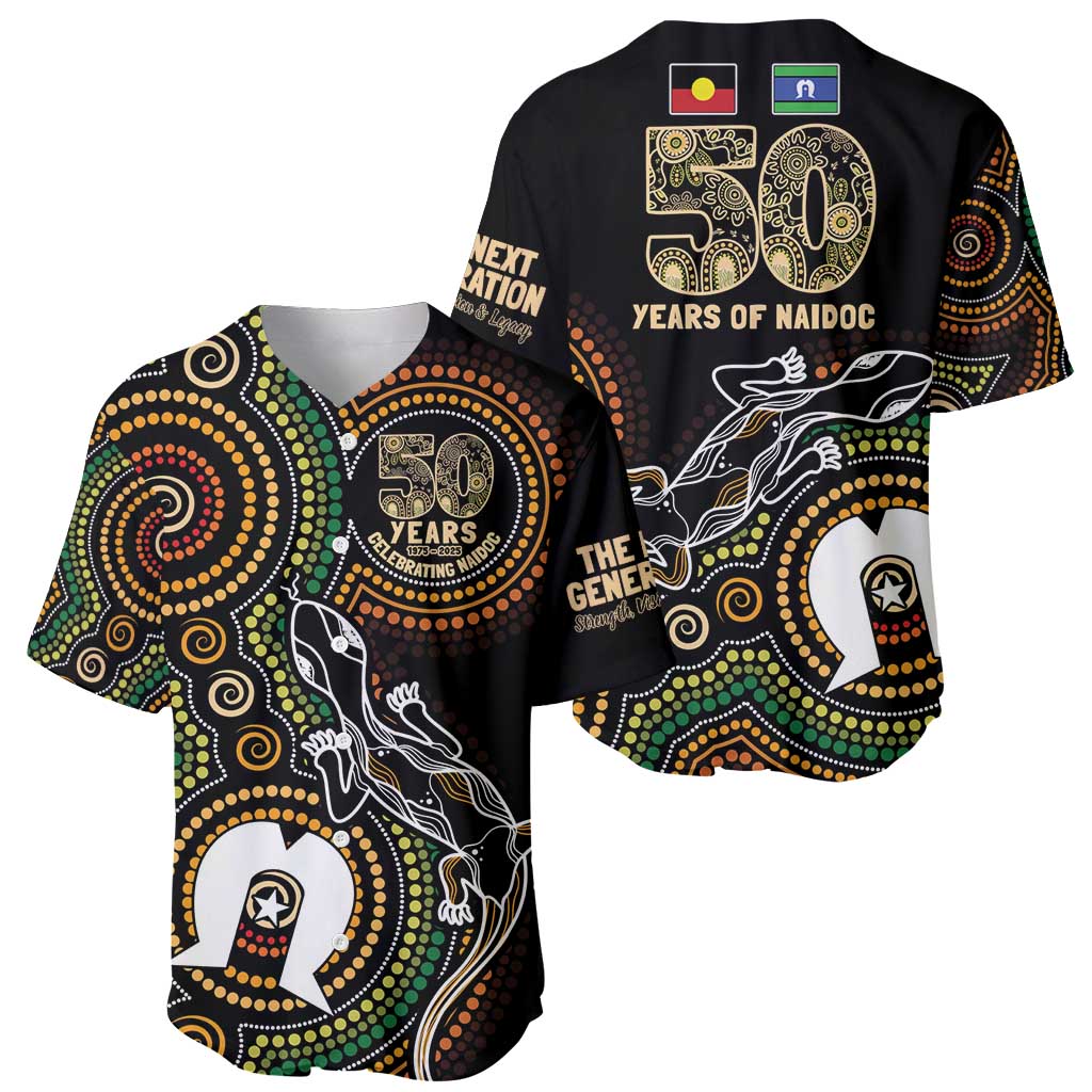 50 Years of NAIDOC Week Indigenous Baseball Jersey Honor The Past - Grace The Present
