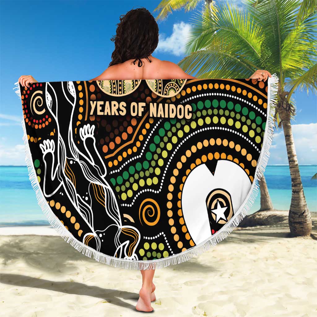 50 Years of NAIDOC Week Indigenous Beach Blanket Honor The Past - Grace The Present