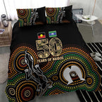 50 Years of NAIDOC Week Indigenous Bedding Set Honor The Past - Grace The Present