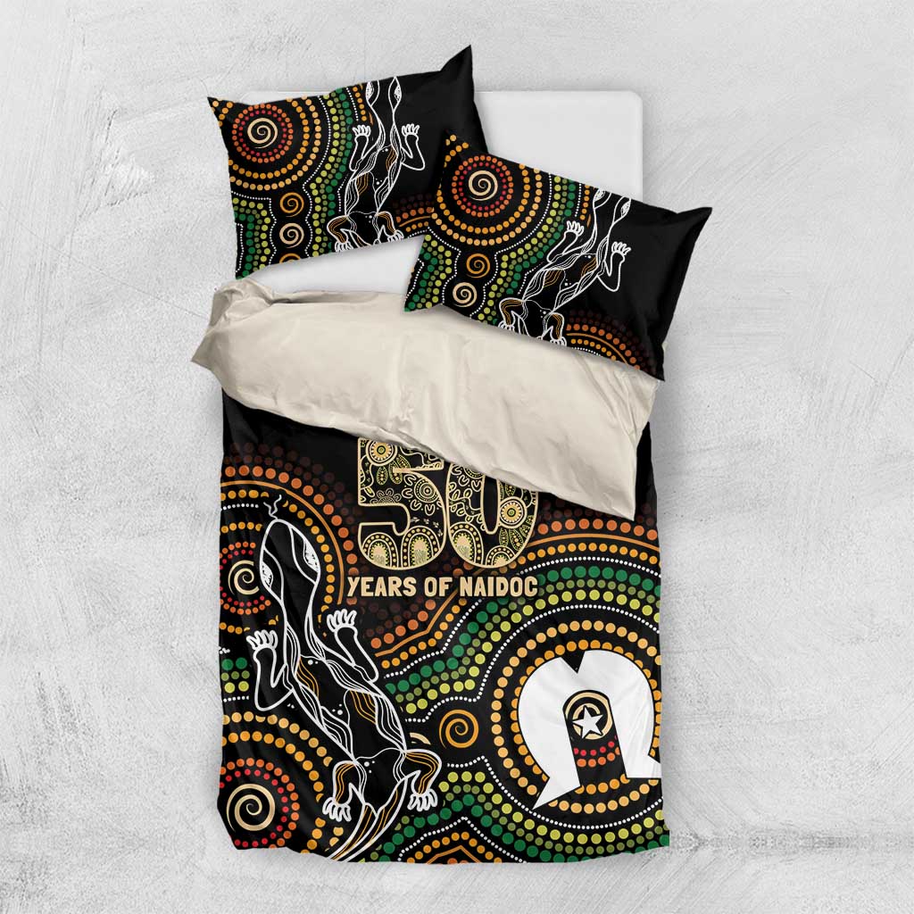 50 Years of NAIDOC Week Indigenous Bedding Set Honor The Past - Grace The Present