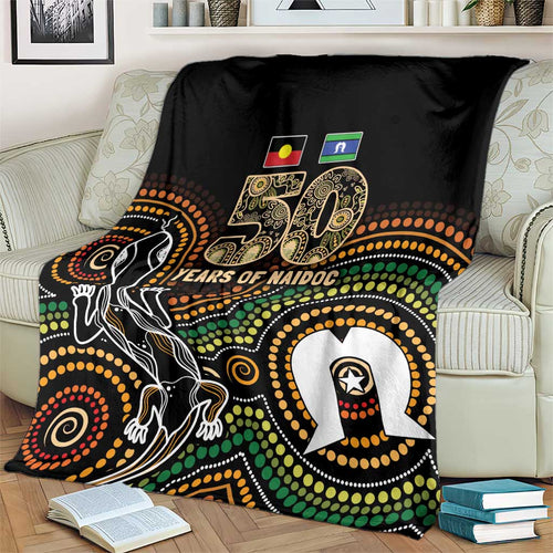 50 Years of NAIDOC Week Indigenous Blanket Honor The Past - Grace The Present