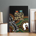 50 Years of NAIDOC Week Indigenous Canvas Wall Art Honor The Past - Grace The Present