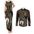 50 Years of NAIDOC Week Indigenous Couples Matching Tank Maxi Dress and Long Sleeve Button Shirt Honor The Past - Grace The Present