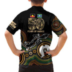 50 Years of NAIDOC Week Indigenous Family Matching Long Sleeve Bodycon Dress and Hawaiian Shirt Honor The Past - Grace The Present