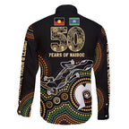 50 Years of NAIDOC Week Indigenous Family Matching Long Sleeve Bodycon Dress and Hawaiian Shirt Honor The Past - Grace The Present