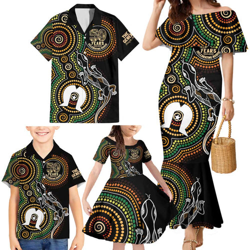 50 Years of NAIDOC Week Indigenous Family Matching Mermaid Dress and Hawaiian Shirt Honor The Past - Grace The Present