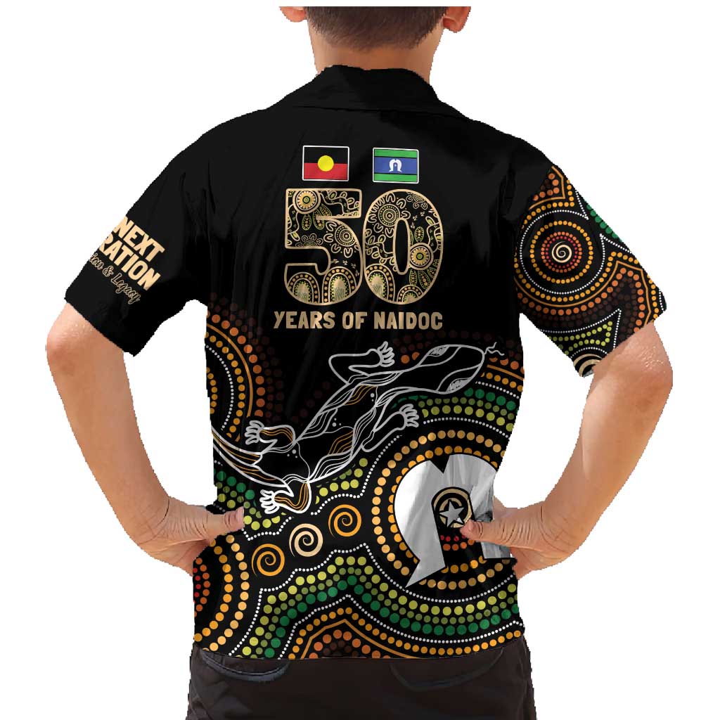 50 Years of NAIDOC Week Indigenous Family Matching Mermaid Dress and Hawaiian Shirt Honor The Past - Grace The Present