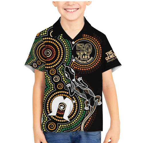 50 Years of NAIDOC Week Indigenous Family Matching Mermaid Dress and Hawaiian Shirt Honor The Past - Grace The Present