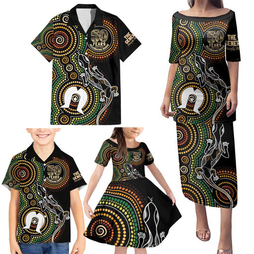 50 Years of NAIDOC Week Indigenous Family Matching Puletasi and Hawaiian Shirt Honor The Past - Grace The Present