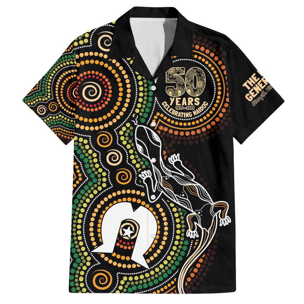 50 Years of NAIDOC Week Indigenous Family Matching Summer Maxi Dress and Hawaiian Shirt Honor The Past - Grace The Present