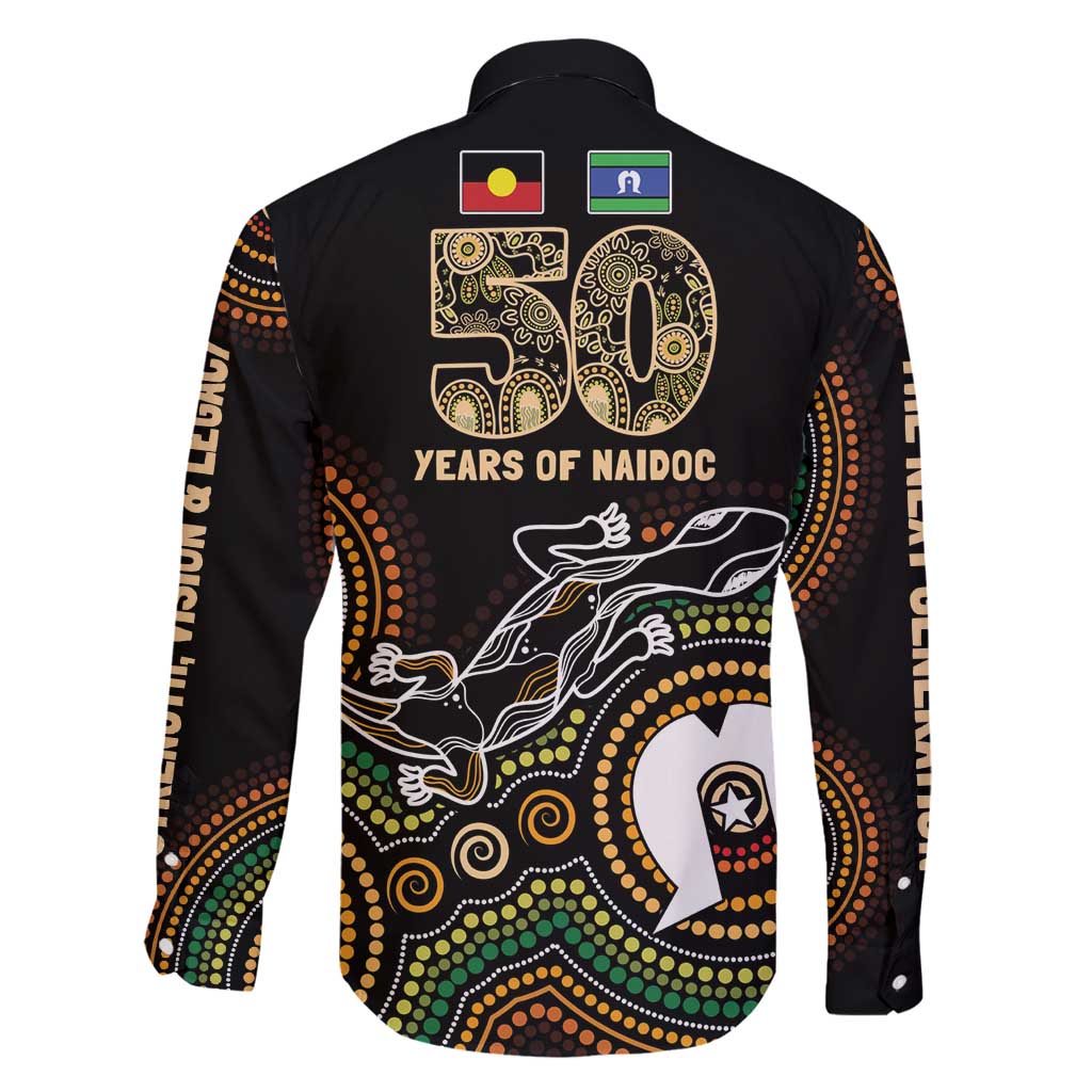 50 Years of NAIDOC Week Indigenous Family Matching Summer Maxi Dress and Hawaiian Shirt Honor The Past - Grace The Present