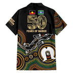 50 Years of NAIDOC Week Indigenous Family Matching Tank Maxi Dress and Hawaiian Shirt Honor The Past - Grace The Present