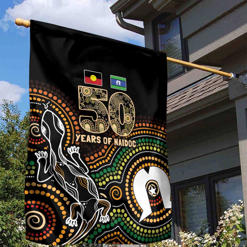 50 Years of NAIDOC Week Indigenous Garden Flag Honor The Past - Grace The Present