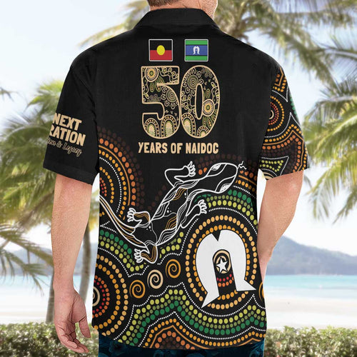50 Years of NAIDOC Week Indigenous Hawaiian Shirt Honor The Past - Grace The Present