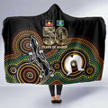 50 Years of NAIDOC Week Indigenous Hooded Blanket Honor The Past - Grace The Present