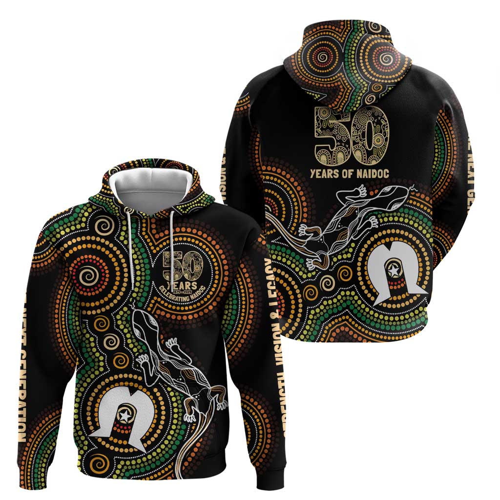 50 Years of NAIDOC Week Indigenous Hoodie Honor The Past - Grace The Present