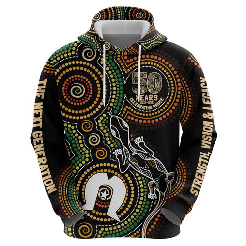50 Years of NAIDOC Week Indigenous Hoodie Honor The Past - Grace The Present