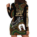 50 Years of NAIDOC Week Indigenous Hoodie Dress Honor The Past - Grace The Present