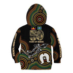 50 Years of NAIDOC Week Indigenous Kid Hoodie Honor The Past - Grace The Present